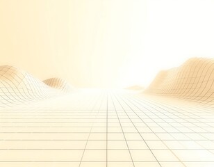 クリーンな余白とグリッドラインが特徴のシンプル背景素材