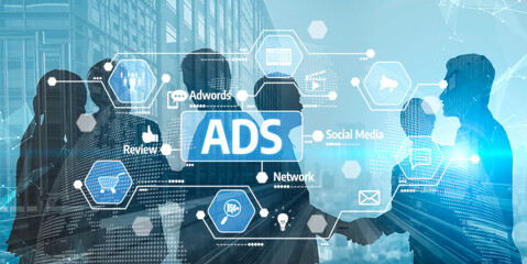 A professional team engages in discussions about digital marketing strategies, focusing on advertising and social media to enhance business growth and engagement. Tessel