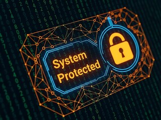 System protected by secure network
