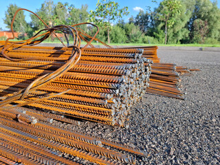 Reinforcing iron - material that is used to reinforce concrete