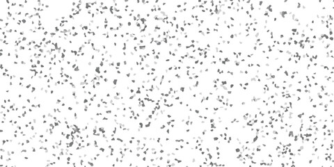 Abstract Gray Mosaic Texture with Randomly Scattered Irregular Shapes on a Clean White Background for Design Use