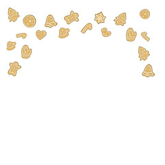 Gingerbread Cookies Border 