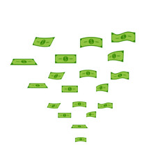 Falling Money Illustration