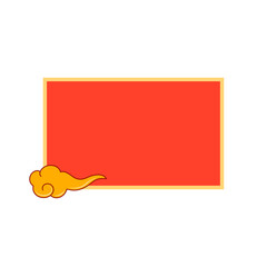 Chinese New Year Frame with Cloud