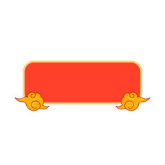 Chinese New Year Frame with Cloud