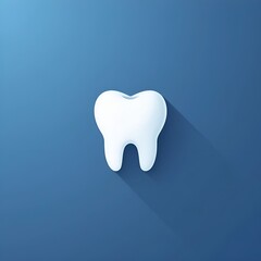 Healthy tooth close-up. Dental health concept 
