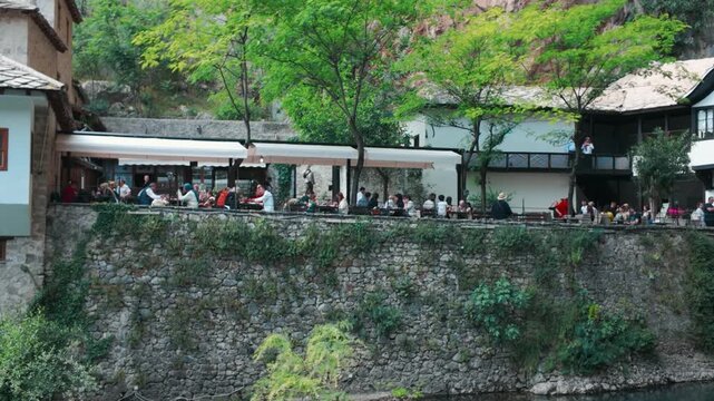 A vibrant religious place Blagaj Tekija in Bosnia and Herzegovina