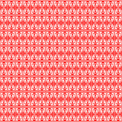 Surface pattern design with rectangles, triangles, rhombuses. White polygons abstract. Ethnic embroidery background. Mandala wallpaper. Carpet motif. Digital paper with ancient ornament. Vector.