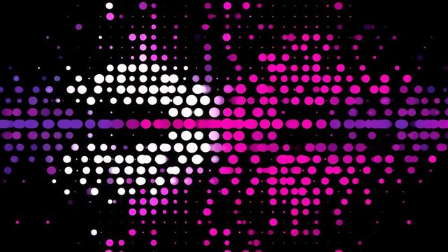Abstract Parallax Grid with Sliding Dots and Slider Controls, Interactive Sliding Dots Smooth Slider Controls for Dynamic UI Experiences