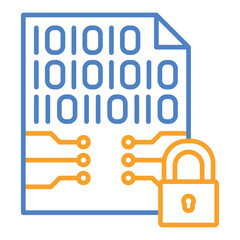 Fototapeta premium Encrypted Icon