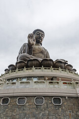 TIan Tan buddha at the Po Lin monastery in Ngong Ping, Lantau island Hong Kong, China. 23 May 2025