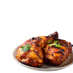 Homemade tandoor cooking tandoori chicken