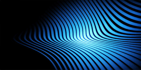 Obraz premium An abstract blue wallpaper features a 3d motion design with light waves, spiral curves, and a metal texture swirl creating a dark tunnel pattern vector illustration backdrop