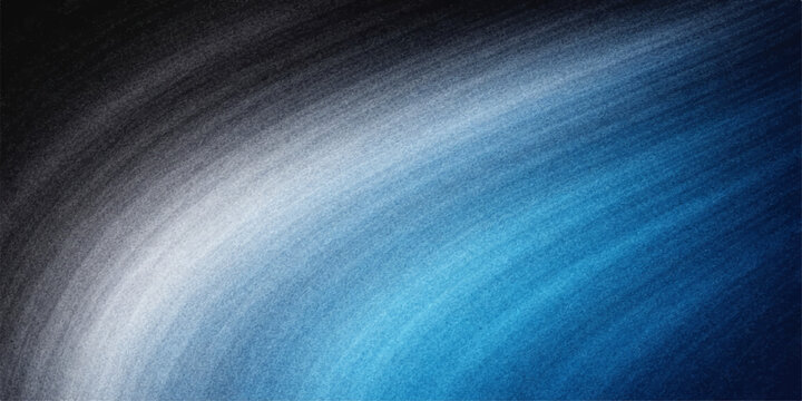 A smooth dark blue abstract background features a brushed metallic steel texture with subtle wave patterns and light grey motion blur lines for a modern wallpaper design