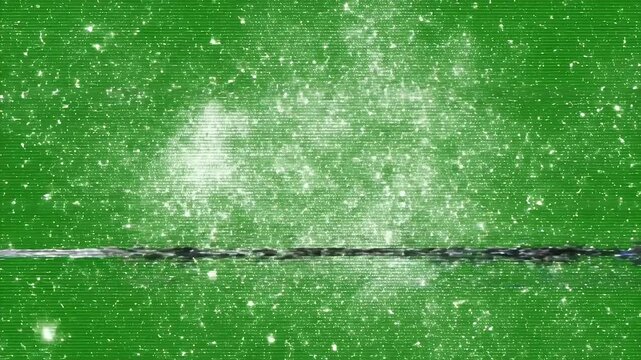 Abstract Green Background with White Splotches - An abstract video featuring a green background with numerous white splotches randomly scattered across the frame.