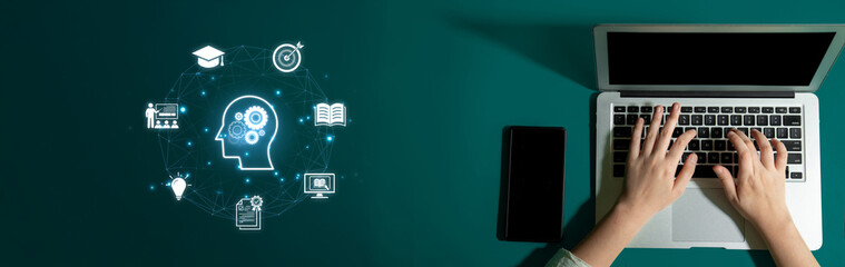 Concept of education and continuous learning. A network of e-learning resources for training,...