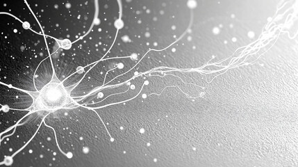 Neural Network Radiance: A luminous depiction of a neural network, showcasing intricate pathways and radiating energy across a gradient backdrop, embodying the essence of intelligence.