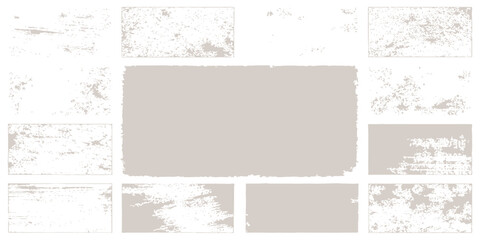 Abstract grunge black and white background with a vintage floral pattern and textured border element for an artistic vector illustration template © Creative Lis