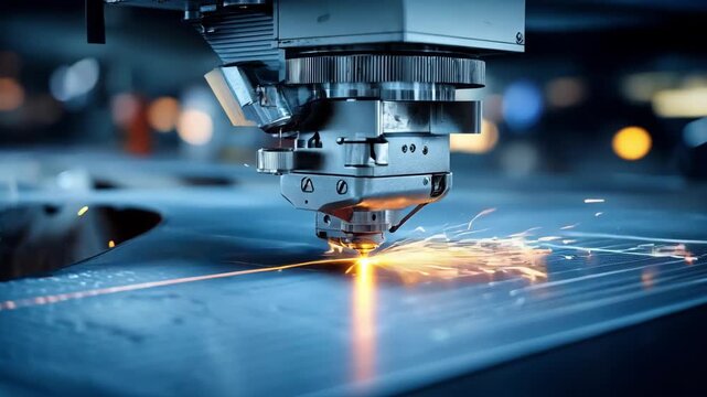 Closeup medium shot of optical sensors detecting wire position and enabling dynamic tracking adjustments through advanced sensor technology.