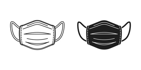 Two face masks for protection