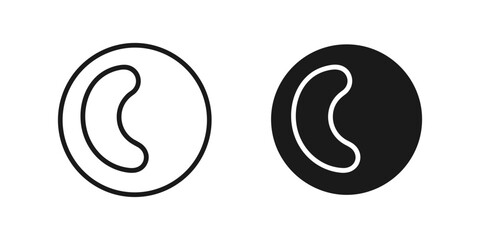 Obraz premium Minimalist moon phases