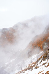 mountains in the clouds, Italy
