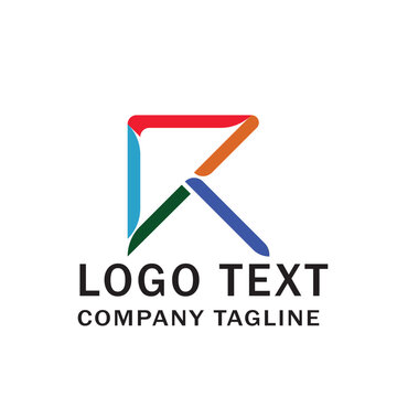 r or rk tetter logo design