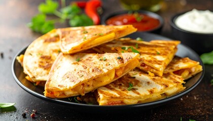 Quesadilla-Ecken mit K&auml;se