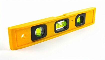 Yellow Spirit Level with Bubble Vials &ndash; Precision Tool Visual for DIY, Construction, or Alignment Branding