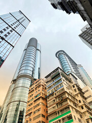 Cityscape of Mongkok in Hong Kong