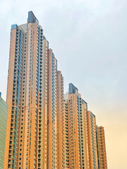 Apartment buildings in Hong Kong