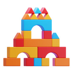 Colorful Building Blocks Toy Set