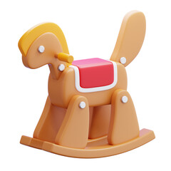 Wooden Rocking Horse Toy