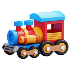 Colorful Wooden Toy Train