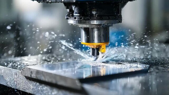 Closeup of a precision machine applying a diamond coating on a blade edge enhancing durability and wear resistance in industrial cutting tools.