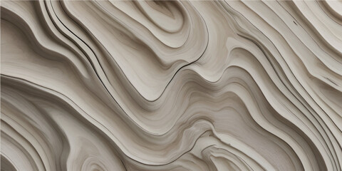 Obraz premium A wavy wooden texture background featuring a liquid metallic gold design with chocolate paint waves and a silk surface pattern for a luxury art backdrop