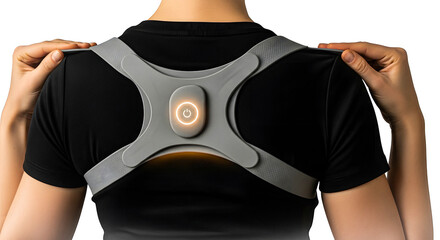 Wearable posture corrector with smart technology for improved back health and spinal alignment