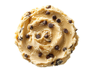 Scoop of chocolate chip ice cream