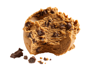 Delicious chocolate chip cookie dough
