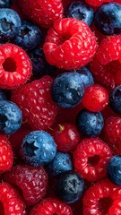 red blue berries