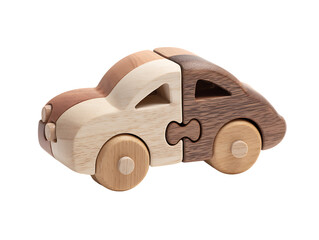 Handcrafted wooden car toy