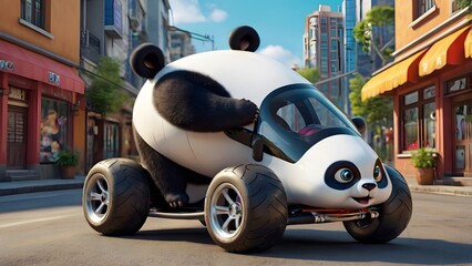 Panda Funny car 2