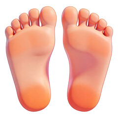 pair of feet positioned side by side