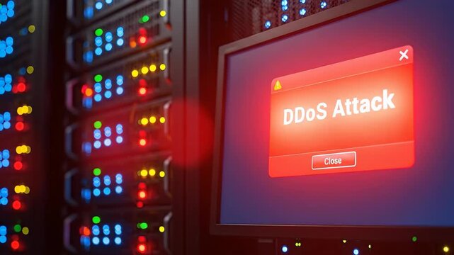 Cybersecurity alert as ddos attack threatens server stability in tech network infrastructure
