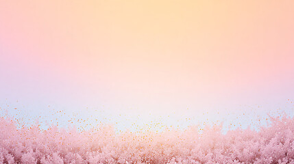 Soft pastel pink to peach gradient background with delicate vignette and tiny hearts, creating a serene and dreamy atmosphere for various design applications