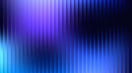 A vibrant abstract background featuring vertical lines in a gradient of blue and purple hues