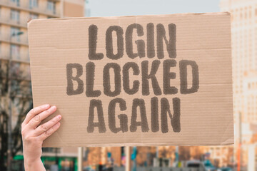 "Login Blocked Again" Users face repeated sign-in barriers on the site. LOGIN.ACCESS.ERROR.FAILURE.DELAY. © AndriiKoval
