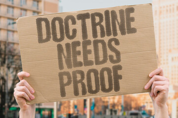 "Doctrine Needs Proof" As doctrine spreads, demand grows for proof, audits, and traceability. PROOF. AUDITS. TRACEABILITY. DOCTRINE. DEMAND.