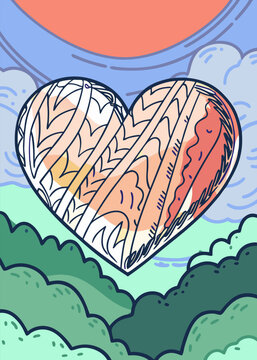 Love Symbol With Rose Gold Accent