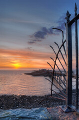 Sunset Over the Birnbeck Pier at Weston-super-Mare